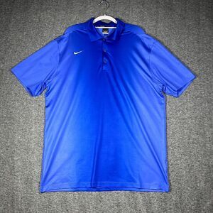 Nike Golf Tiger Woods Gradient Lite Polo Shirt Blue Mens L457984-471 TW Golf L